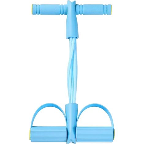 Bandas elásticas de resistencia para yoga, material elástico, equipo para gimnasio en casa, color azul. (1/2)