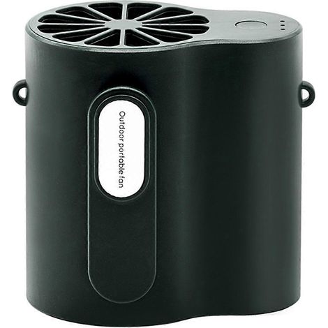 Tragbarer Clip-Ventilator, Hüftventilator für den Außenbereich, Unterhemdventilator, Grün