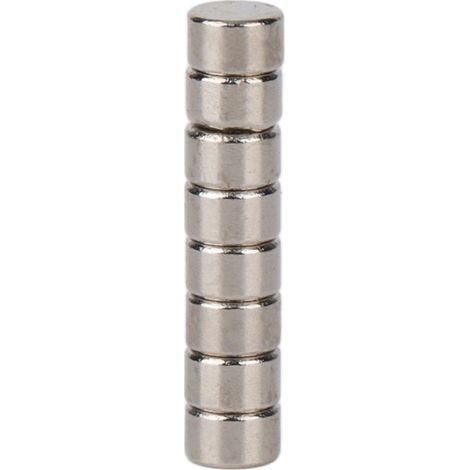 Set mit 100 runden Neodym-Magneten (5 x 3 mm / 0,2 x 0,12 Zoll) für DIY-Kühlschränke. (1/5)