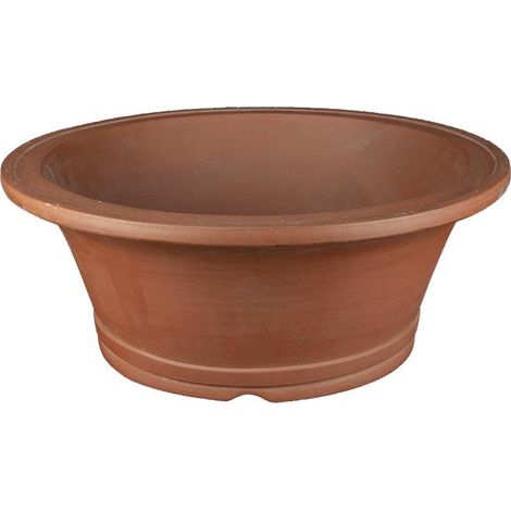 Vaso per bonsai rotondo in gres 41x41x17 cm - L76c (1/2)