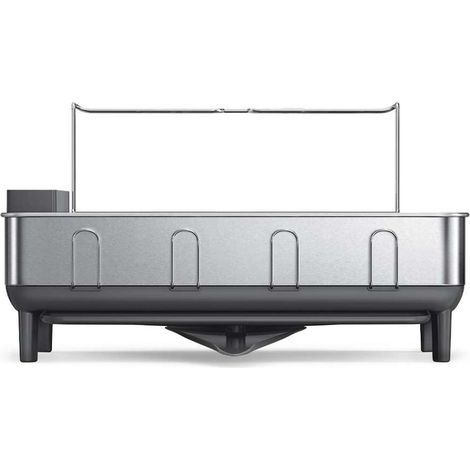 Simplehuman - Abtropfgestell 514x566x292 mm, mit Glashalter, grau/Edelstahl KT1181 (1/5)