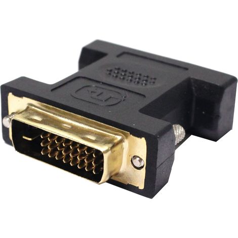 BeMatik - Adaptateur DVI-D mâle vers DVI-I femelle double liaison (1/5)