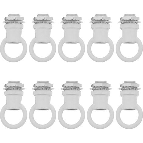 Lot de 10 crochets à œillet M10 pour suspensions, en alliage zinc et (1/5)