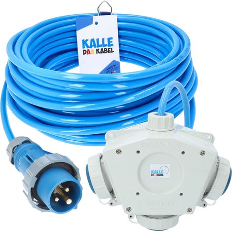 Stromverteiler KALLE Aquasafe Delta-Box CEE IP67 EXTREME 50 Meter (1/5)