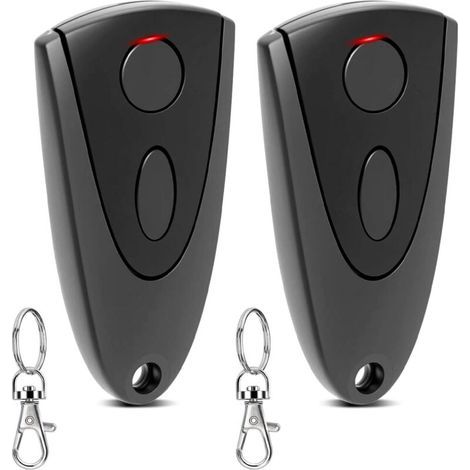 Pack of 2 Novoferm 433.92 MHz handheld garage door transmitters for Novoferm - 2-channel remote control - For Novotron 502/504/512/514 (1/5)