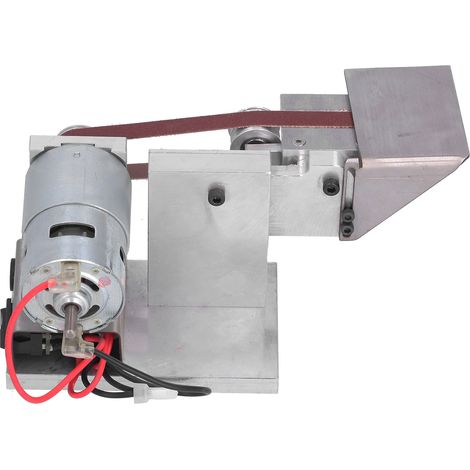 Mini ponceuse à bande électrique, 7 vitesses, rotation horaire/antihoraire, alimentation CC12-24 V, prise type 10 (110-240 V EU). (1/5)