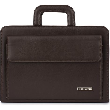 Porte-documents Biwuar, organisateur de porte-documents pour vendeur, élégant marron Beltimore I69 (1/5)