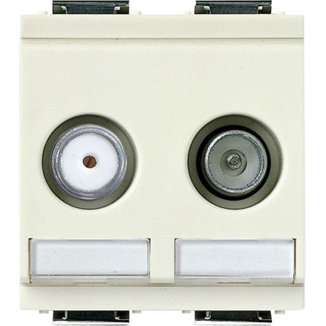 VIMAR - 17067.01.B Presa TV-RD-SAT diretta 2 uscite bianco