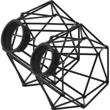 Abat-jour Suspension - Rétro - Métal - Noir - E27 - Intérieur (1/4)