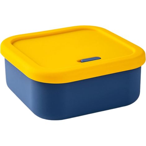 Boîtes Alimentaires En Silicone Hermétique Réutilisable avec Valve d'Évacuation Contenants Préparation Alimentaire Lavables Lave-Vaisselle,Pour Lave Vaisselle Ondes Réfrigérateur École (1/5)