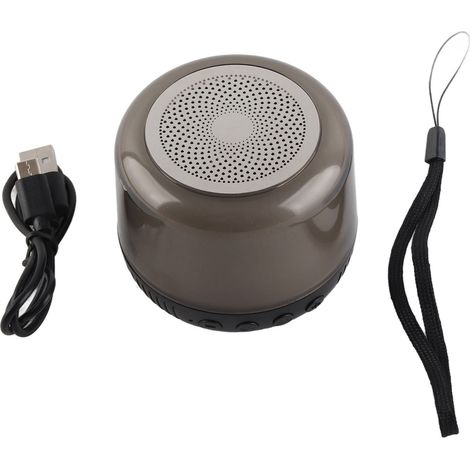 Enceinte Bluetooth Mini Portable Noir - Son Stéréo HiFi, Basses Profondes, Effets Lumineux, Fonction Carte SD, Version Européenne (1/5)
