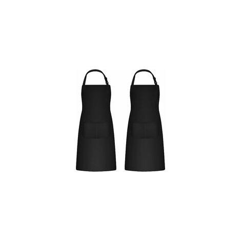 Pcs Grembiule da cuoco, grembiule unisex con 2 tasche per cucina, lavoro, grembiule professionale (taglia grande)