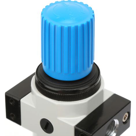 Valve de réduction de pression pour filtre LFR-1/4-MINI, pression nominale de 1,6 MPa, alliage d'aluminium, filetage interne G1/4". (1/5)