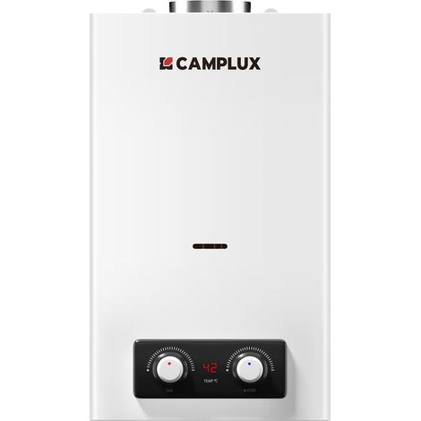 CAMPLUX BD300NG Chauffe-Eau à Gaz 11 Litres 22 kW, Bas NOx/ErP, Gaz Naturel, 3V, Chambre Scellée [Classe énergétique A] (1/5)