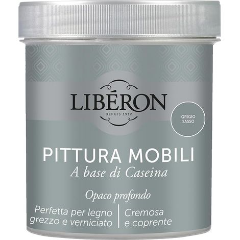 Pittura Mobili Liberon 500ml Grigio Sasso