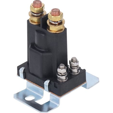 Relais électromagnétique de démarreur 500 A 30 W avec bobine en laiton et boîtier en acier inoxydable, relais de démarreur automobile 12 V CC