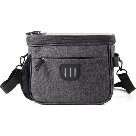 Waterproof Bicycle Handlebar Bag, Cycling Bag with Touchscreen, Phone Holder, Removable Shoulder Strap (1/5)