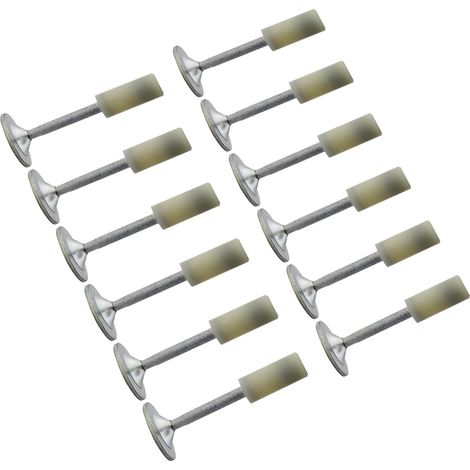 Lot de 100 clous de plafond en acier allié, résistants à l'usure, mini pointes pour menuiserie et décoration intérieure, 25 mm (0,98 pouce), tête ronde. (1/5)