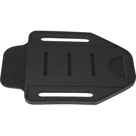 Étui de Ceinture en Cuir pour Lampe de Poche et Outils, Porte-Équipement Noir pour Randonnée et EDC (1/5)