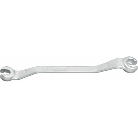 Llave de doble anillo abierto 10x11mm acodado Hazet (1/4)