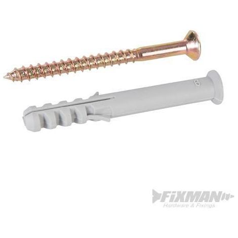 Tasselli in nylon per il fissaggio offerta 20 p.zi Fixman-10 x 160 mm