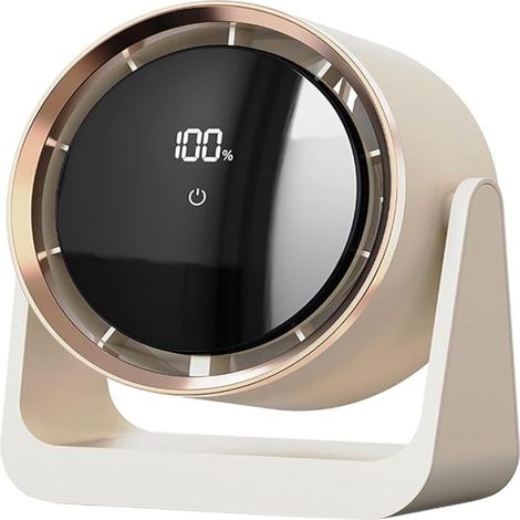 Mini ventilateur électrique de bureau avec veilleuse USB, ventilateur mural pour chambre d'étudiant ou dortoir, ventilateur de circulation d'air pour la maison et le dortoir (1/5)