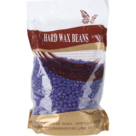 1000g/Sac Cire Dure Épilation Professionnelle Corps Maillot Jambes Aisselles Soin Peau Haricot Cire Lavande (1/5)