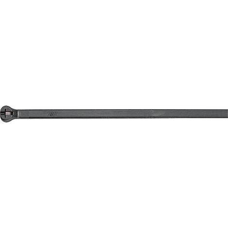 UV-Serre-câbles nez en acier Ty-Rap, 368 x 3,6mm, noir UE 100 pièces