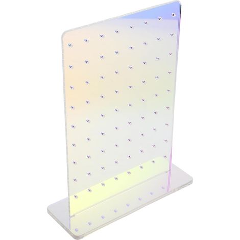 Bunter Acryl Schmuckorganizer mit Stabiler Nadelstruktur zur Einfachen Aufbewahrung von