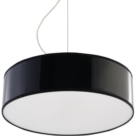 Lampe à suspension Solara 2 E27 noire lumilo 01.123.15 (1/5)