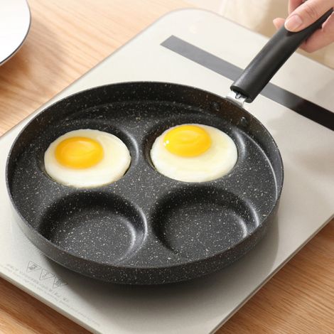 Vierfach-Bratpfanne mit Antihaftbeschichtung für Eier, Pfannkuchen, Steaks und Frühstück (1/5)
