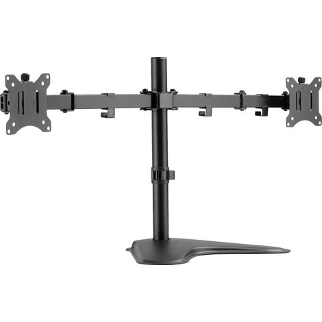 Digitus Support de table pour écran DA-90401 2 Écran(s) 38,1 cm (15) - 81,3 cm (32) noir, noir (mat) rotatif, réglabl (1/5)
