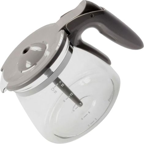 Ersatzteil - Kaffeekanne  mit Deckel grau -  - PHILIPS