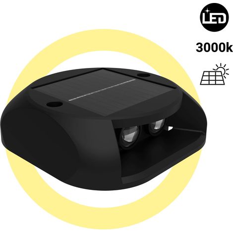 Luz LED Solar De Exterior - 3000K - 2 LED - 15lm - IP65 -