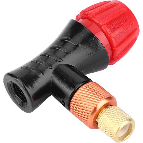 1 pièce Tête de Valve Gonfleur Vélo en Alliage d'Aluminium pour Pneus de Bicyclette Route et VTT (1/5)