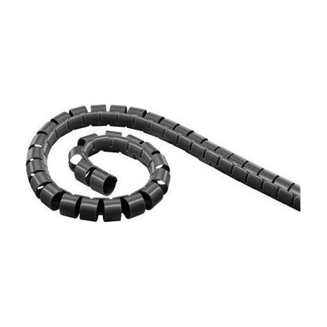 Organizador de cables MicroConnect de 25 mm, negro, 20 m, CABLEEATER25B