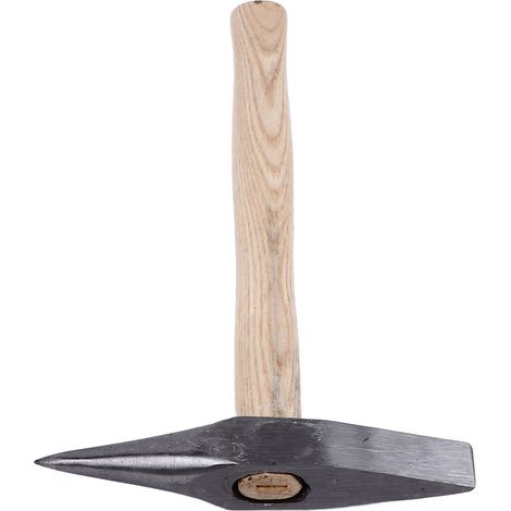 Marteau d'ingénieur, marteau de mécanicien, marteau ergonomique à manche en bois, marteau à double panneton en acier inoxydable, marteau de forgeron (1/5)