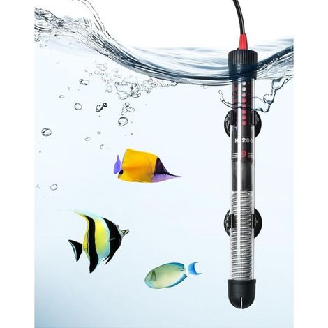 Chauffage Aquarium 100W pour 40-60L Chauffage pour Aquarium avec réglage 20–34°C (1/5)