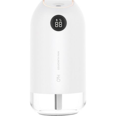Humidificateur d'air 500ML, humidificateur d'air à ultrasons silencieux pour bébé, éteint automatiquement l'humidificateur d'air domestique, utilisé pour le yoga dans la chambre et le bureau, avec fil (1/5)