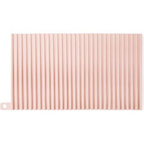 Planche à Laver Antidérapante Souple Washboard Compact Pour Linge Pour Voyage Et Usage Domestique Nettoyage -vêtements Et Chaussettes, rose (1/5)