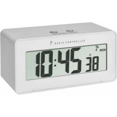Horloge Radio - Réveil Numérique Radio-Piloté Atomique - Pour Intérieur - 1 Pièce