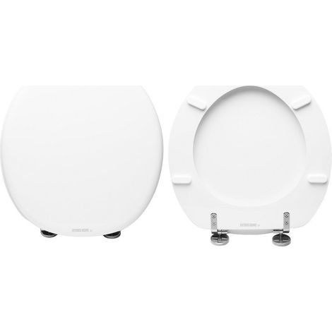 Copriwater Bit Cesame legno rivestito in resina poliestere bianco (1/4)