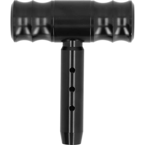 Manette de vitesse en alliage d'aluminium, universelle pour voiture, accessoire de tuning noir (1/5)