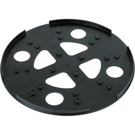 DEHN 102060 MONTAGEPLATTE DECKE DURCHMESSER 270 MM PVC SCHWARZ (1/4)