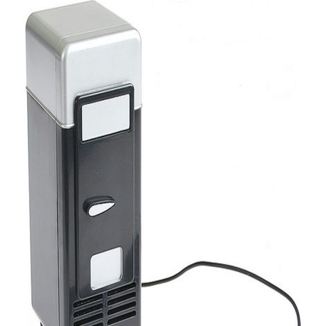 Mininevera USB, apta para climas tropicales, con interruptor de cable, color negro, 19,4 x 9 x 9 cm. (1/5)