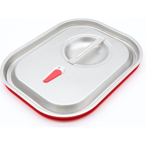 Couvercle Gastronorm - 1/2 GN - Acier inoxydable - Joint hermétique - Maxima