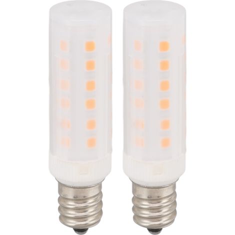 Ortviai Ampoules LED E12 2 W 36 LED Flamme Imitée Jaune Chaud – Lot de 2 pour Lustres, Appliques et Lanternes (1/5)