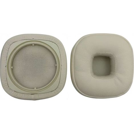 Ersatz-Ohrpolster Major 5, kompatibel mit Marshall Major V On-Ear-Kopfhörern – Hochwertige Ohrpolster aus Memory-Schaum mit braun-weißem Kunstlederbezug (1/2)