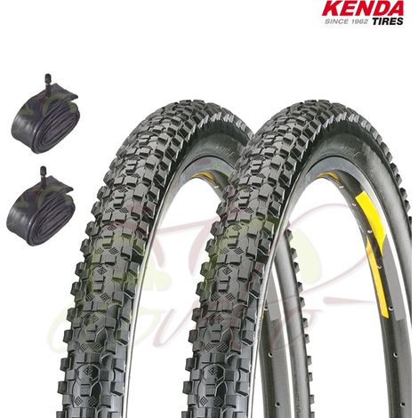 2 COPERTONI MTB 29X2.10 + CAMERE CON VALVOLA AMERICANA PNEUMATICI MOUNTAIN BIKE (1/3)