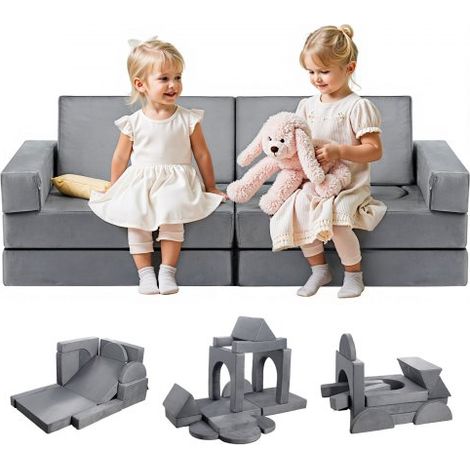 Canapé de Jeu Modulaire pour Enfants Composant 14PCs (1/5)